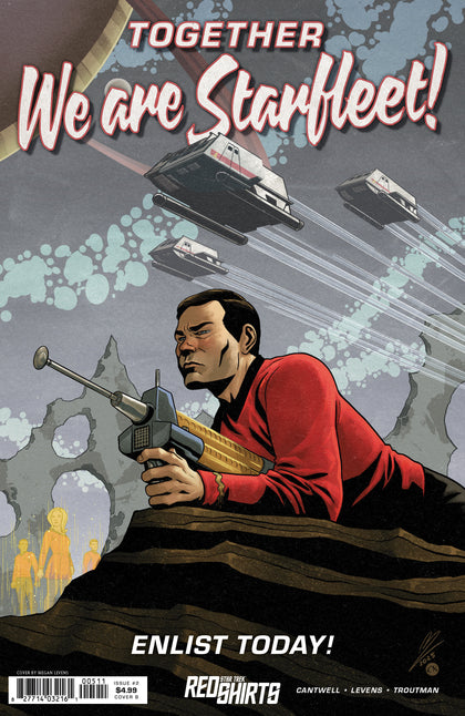 Star Trek: Red Shirts #2 Variant B (Levens Federation Recruitment) (PRE-ORDER: 09/03/2025)