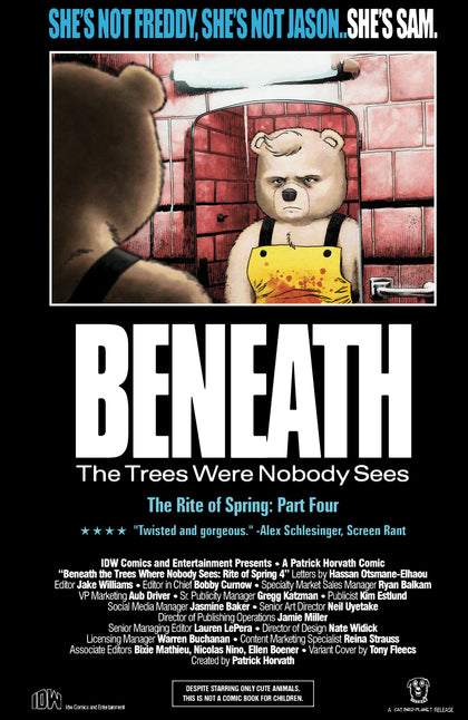 Beneath the Trees Where Nobody Sees: Rite of Spring #4 Variant B (Fleecs Movie Homage Cover)