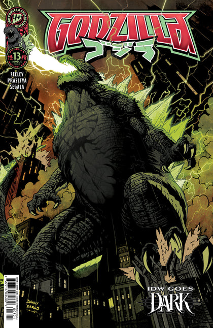 Godzilla  #13 Variant D (Earls IDW Goes Dark Variant) (PRE-ORDER: 10/07/2026)