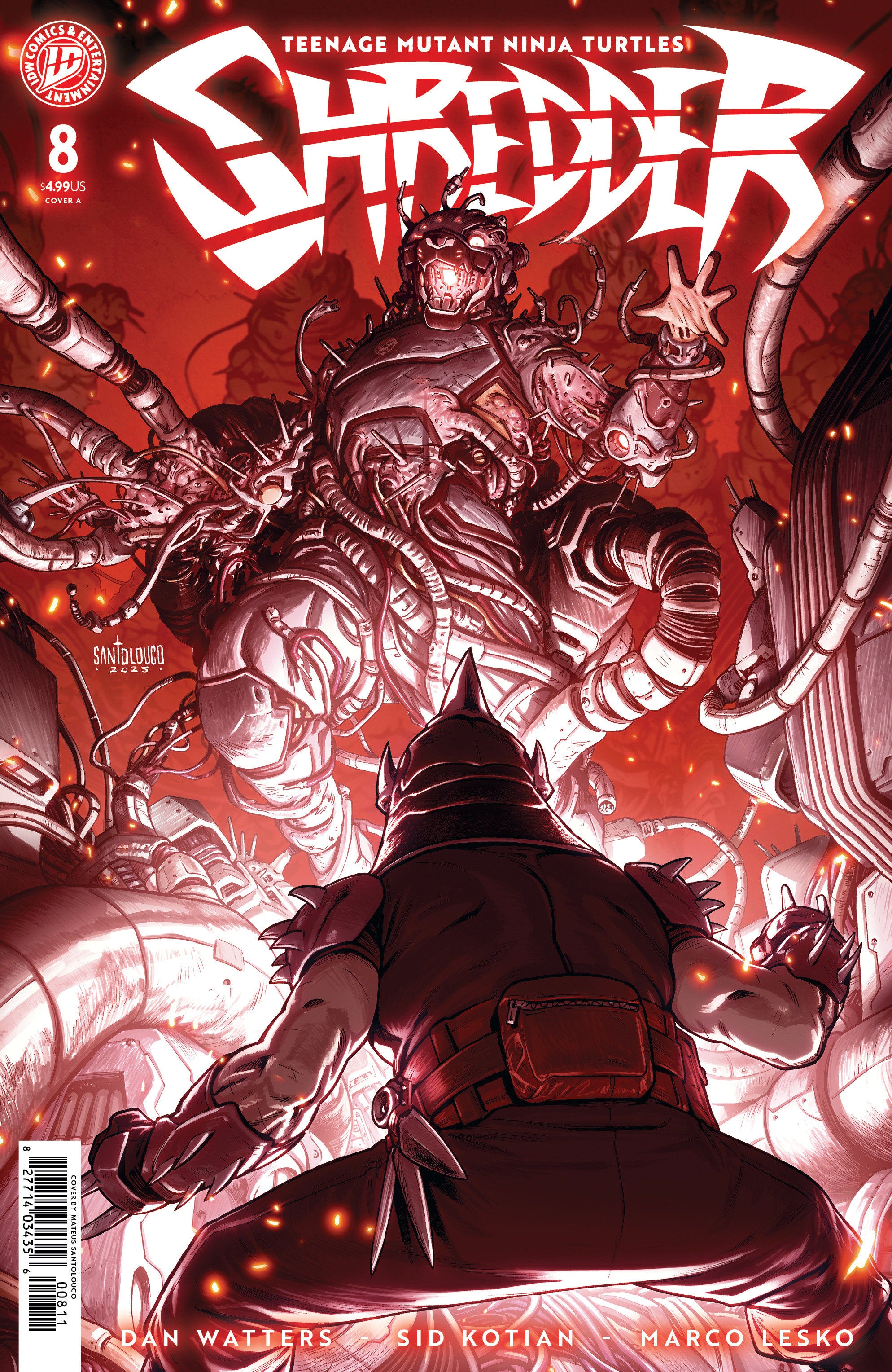 Teenage Mutant Ninja Turtles: Shredder #8 Cover A (