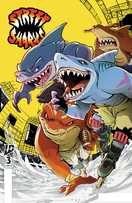 Street Sharks #3 Variant B (Santtos) (PRE-ORDER: 12/10/2025)