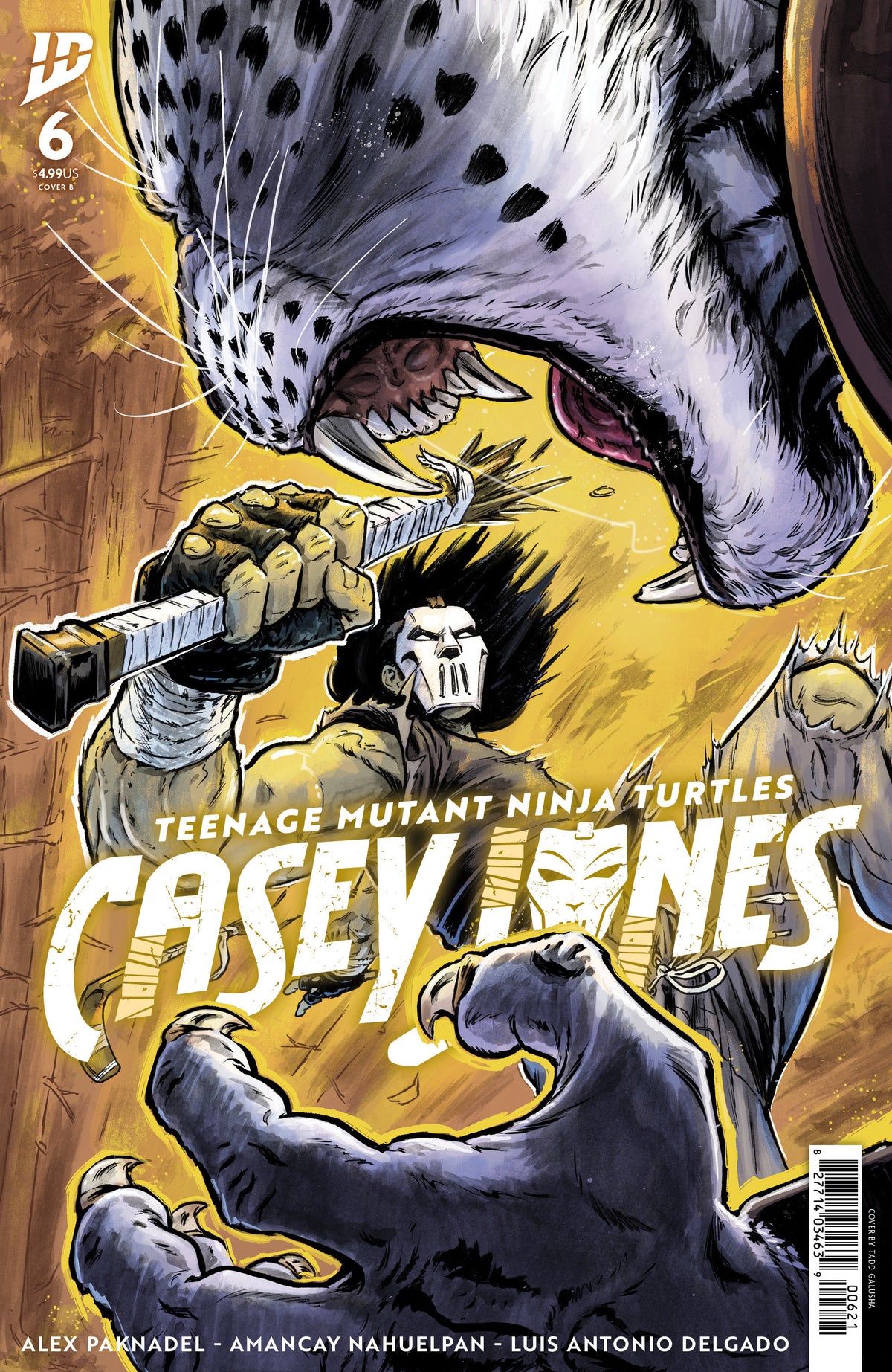 Teenage Mutant Ninja Turtles: Casey Jones #6 Variant B (Galusha) (PRE-ORDER: 04/01/2026)