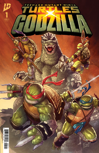 Teenage Mutant Ninja Turtles x Godzilla #1 Cover A (Pe) (PRE-ORDER: 11/12/2025)