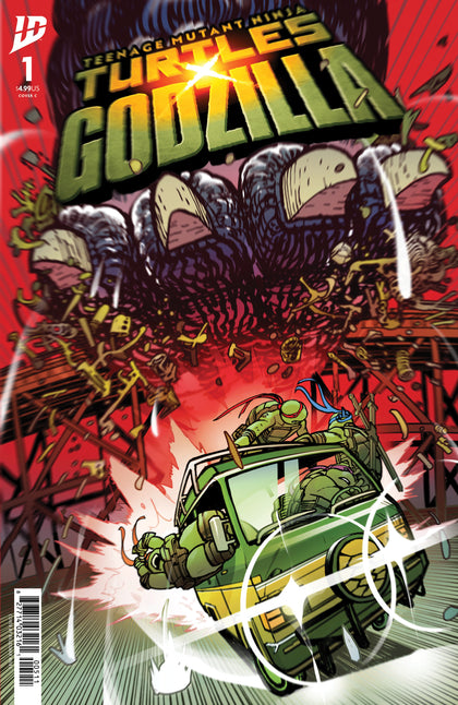 Teenage Mutant Ninja Turtles x Godzilla #1 Variant C (Rivas) (PRE-ORDER: 11/12/2025)
