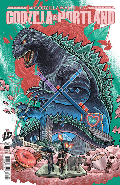Godzilla Vs. America: Portland Cover A (Dewey) (PRE-ORDER: 03/11/2026)