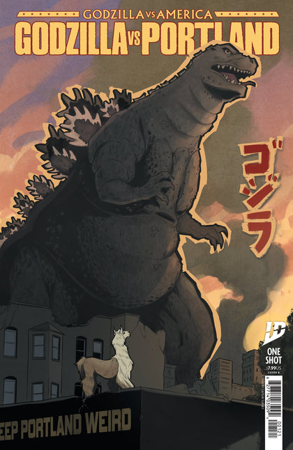 Godzilla Vs. America: Portland Variant B (Yarsky) (PRE-ORDER: 03/11/2026)