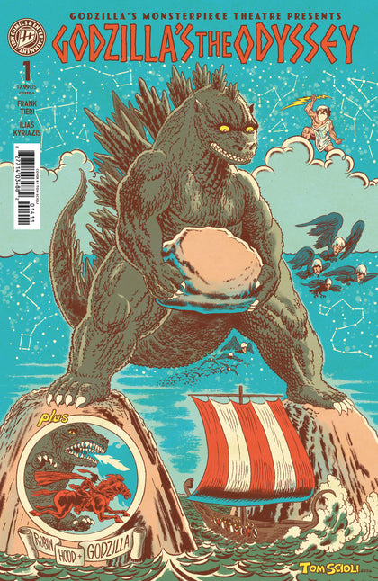 Godzilla’s Monsterpiece Theatre Presents: Godzilla’s The Odyssey Cover A (Scioli) (PRE-ORDER: 06/10/2026)
