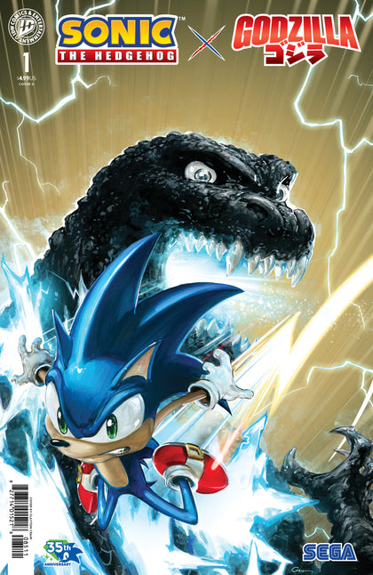 Sonic the Hedgehog x Godzilla #1 Variant D (Crain) (PRE-ORDER: 07/15/2026)