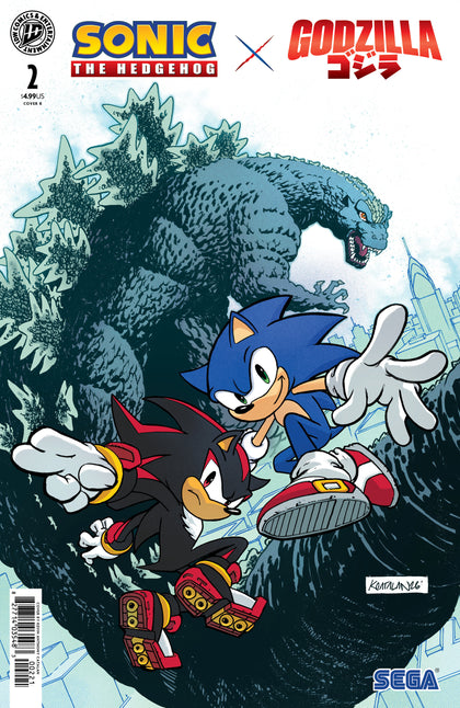 Sonic the Hedgehog x Godzilla #2 Variant B (Catalan) (PRE-ORDER: 09/02/2026)
