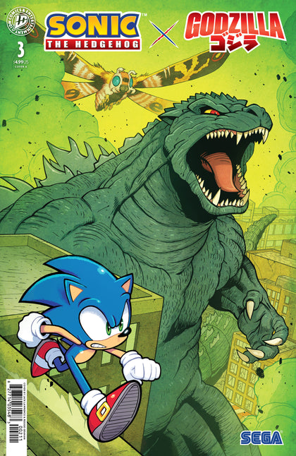 Sonic the Hedgehog x Godzilla #3 Cover A (Lawrence) (PRE-ORDER: 10/14/2026)