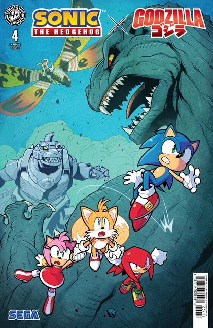 Sonic the Hedgehog x Godzilla #4 Cover A (Lawrence) (PRE-ORDER: 11/11/2026)