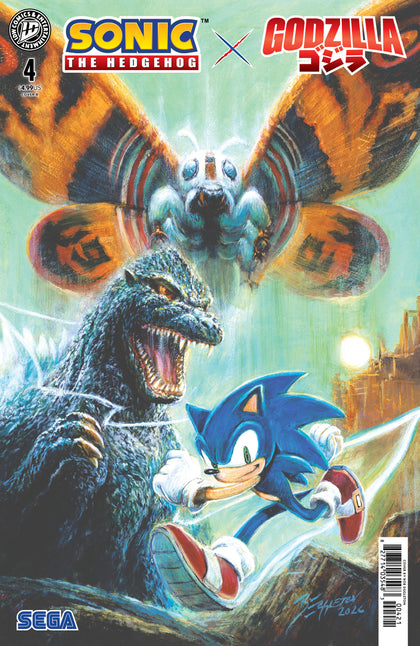 Sonic the Hedgehog x Godzilla #4 Variant B (Eggleton) (PRE-ORDER: 11/11/2026)