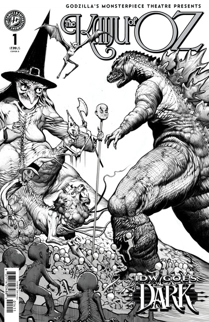 Godzillas Monsterpiece Theatre Presents: The Kaiju of Oz Variant D (Ayala IDW Goes Dark Variant) (PRE-ORDER: 10/07/2026)