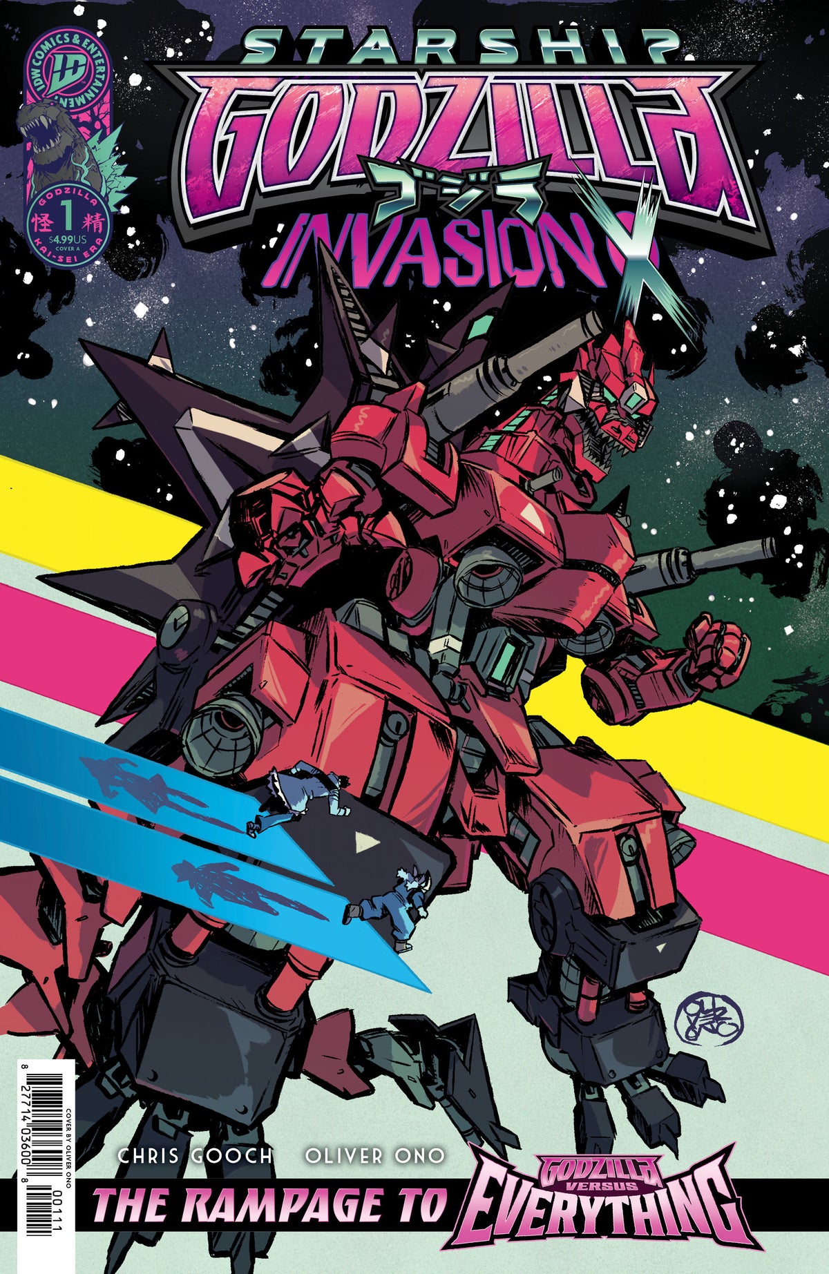 Starship Godzilla: Invasion X  #1 Cover A (Ono)