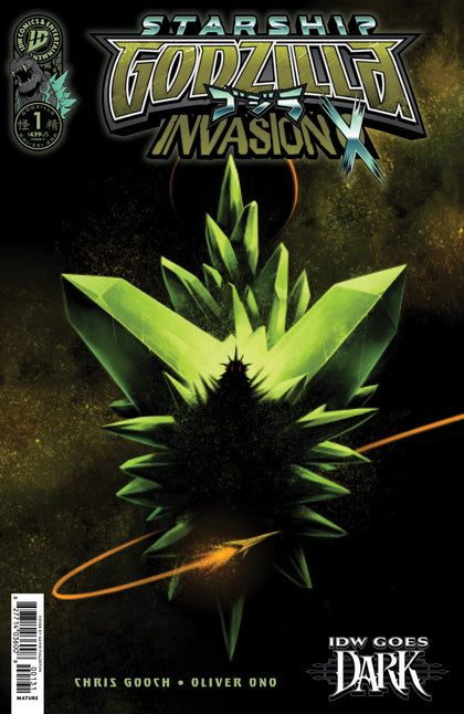 Starship Godzilla: Invasion X  #1 Variant C (Fullerton IDW Goes Dark Variant) (PRE-ORDER: 10/14/2026)