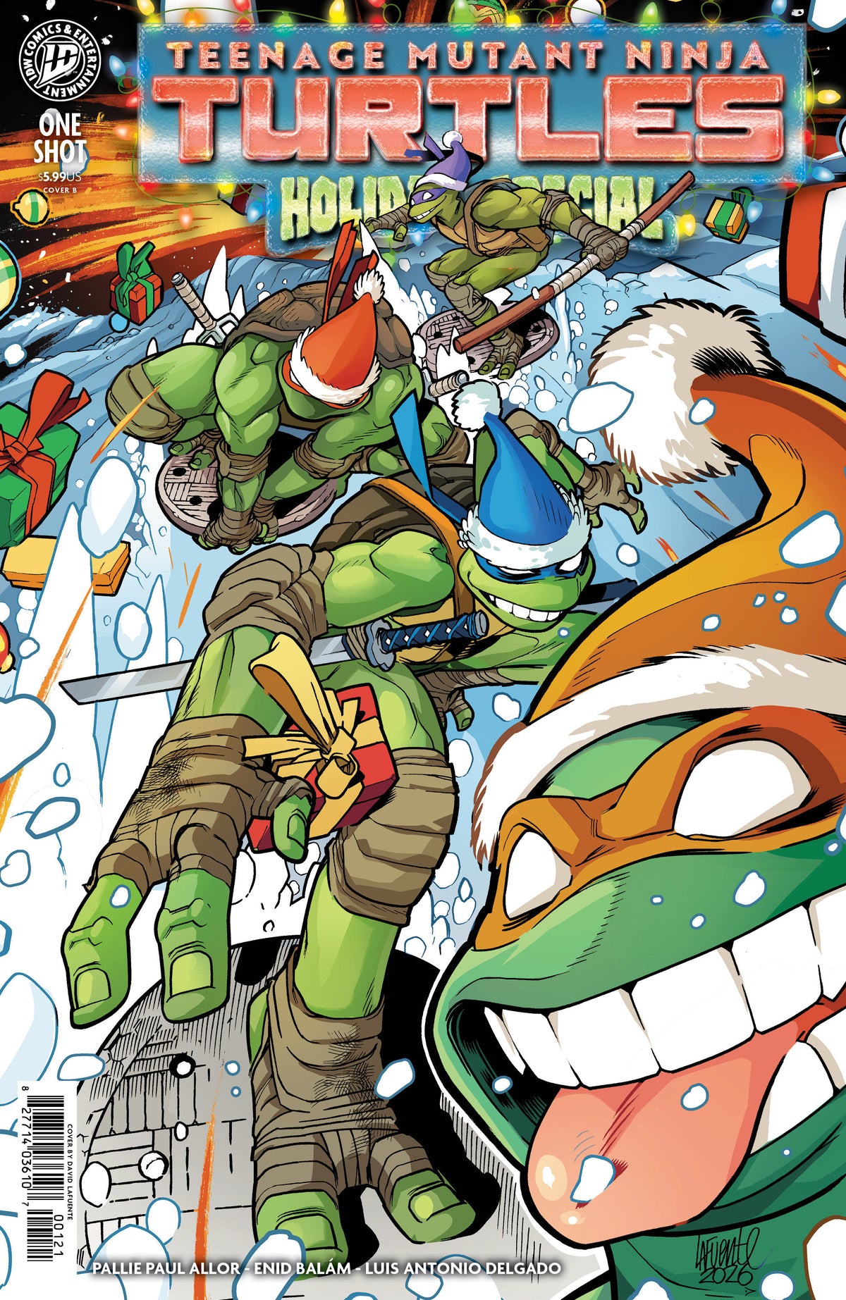 Teenage Mutant Ninja Turtles: Holiday Special Variant B (Lafuente) (PRE-ORDER: 12/09/2026)