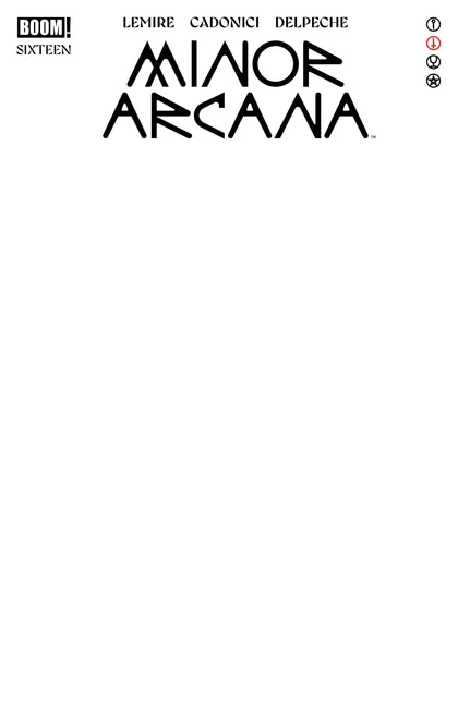Minor Arcana #16 C Blank Sketch Variant (Dressed, Sketch) (PRE-ORDER: 07/01/2026)