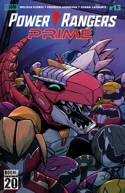 Power Rangers Prime #13 C BOOM 20th Anniversary Variant (Dressed, Dialynas) (PRE-ORDER: 12/24/2025)