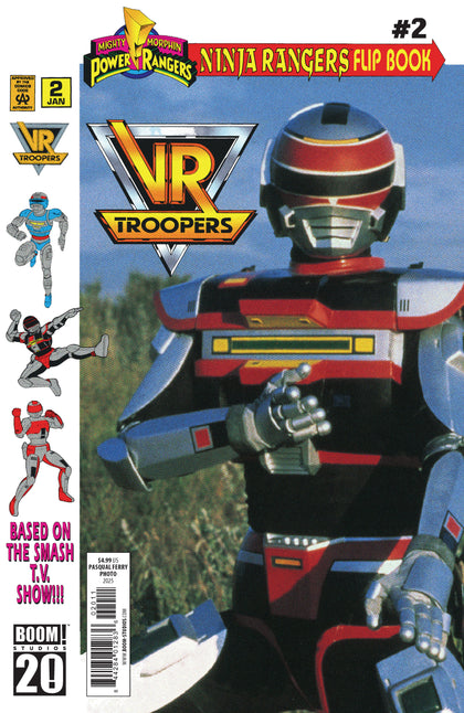 VR Troopers/Power Rangers Flipbook Facsimile Edition #2 A Main (Dressed, Ferry/Photo) (PRE-ORDER: 10/08/2025)