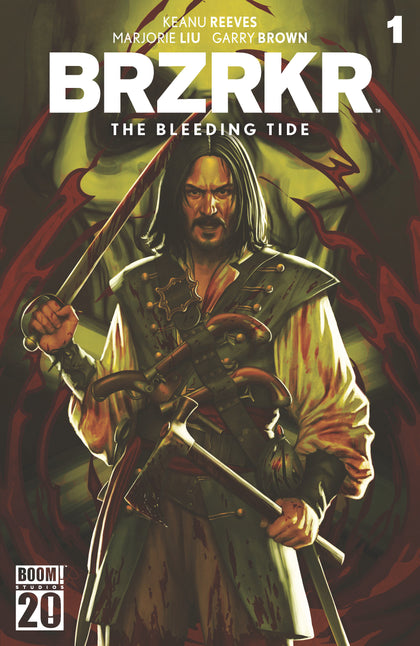 BRZRKR: The Bleeding Tide #1 B Variant (Dressed, Puebla) (PRE-ORDER: 11/26/2025)