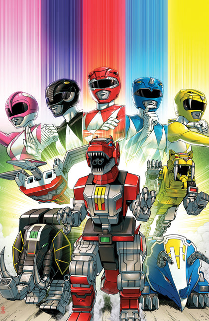Mighty Morphin Power Rangers: Zord Quest #1 B Variant (Dressed, Coller) (PRE-ORDER: 12/31/2025)
