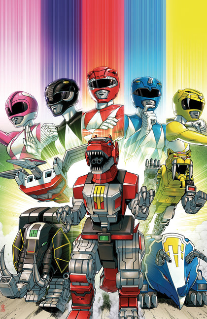 Mighty Morphin Power Rangers: Zord Quest #1 C Variant (Full Art, Foil, Coller) (PRE-ORDER: 12/31/2025)
