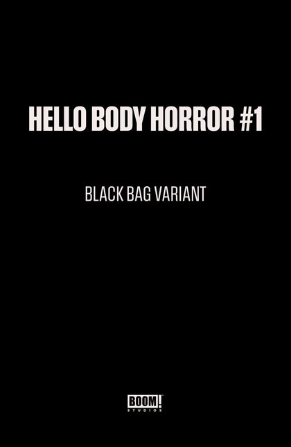 Hello Body Horror #1 C Black Bag Variant (Dressed, Black Bag, Wayshak) (PRE-ORDER: 04/29/2026)