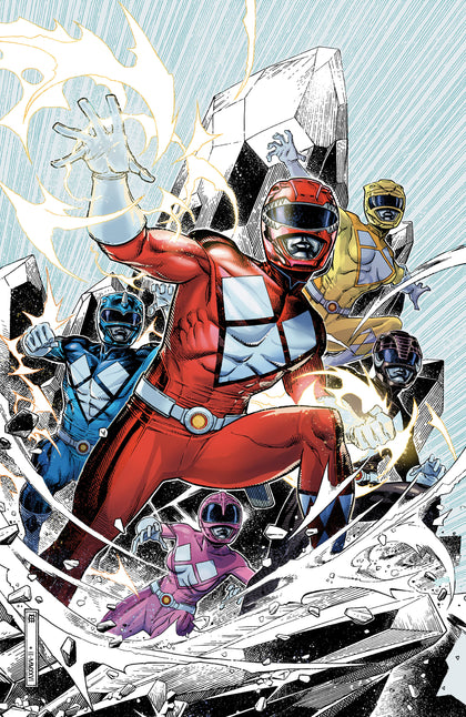 Mighty Morphin Power Rangers (2026) #1 E Foil Variant (Full Art, Foil, Cheung) (PRE-ORDER: 06/03/2026)
