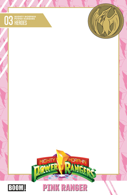 Mighty Morphin Power Rangers (2026) #3 D Trading Card Blank Sketch Variant (PRE-ORDER: 08/26/2026)