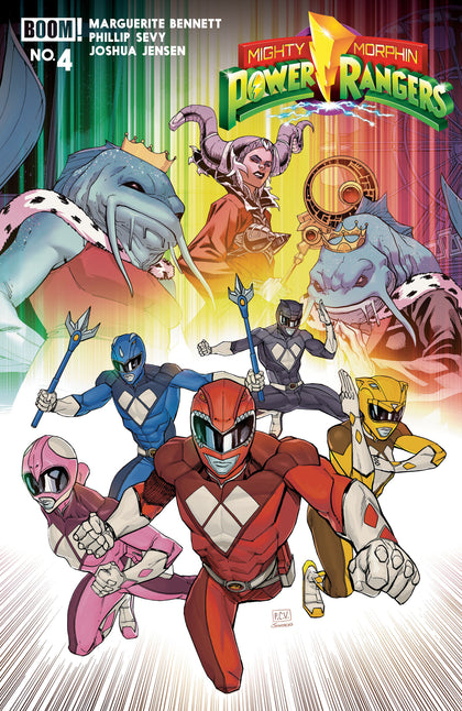 Mighty Morphin Power Rangers (2026) #4 B Variant (Dressed, Sevy) (PRE-ORDER: 09/30/2026)