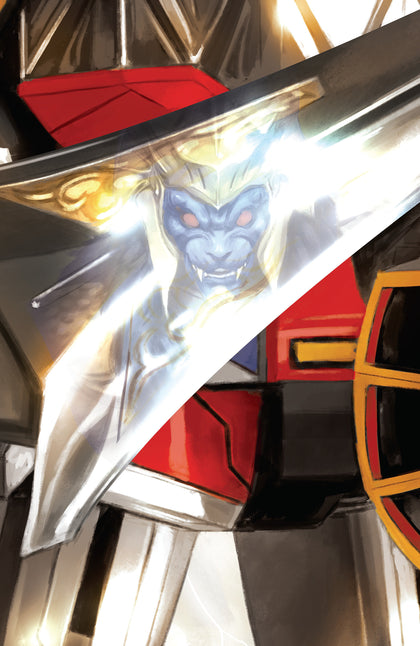 Mighty Morphin Power Rangers (2026) #5 C Megazord Card Stock Connecting Variant (Full Art, Mercado) (PRE-ORDER: 10/28/2026)