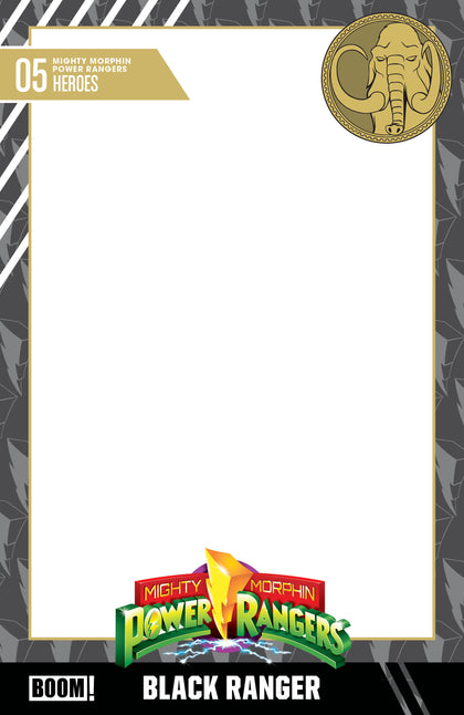 Mighty Morphin Power Rangers (2026) #5 D Trading Card Blank Sketch Variant (PRE-ORDER: 10/28/2026)