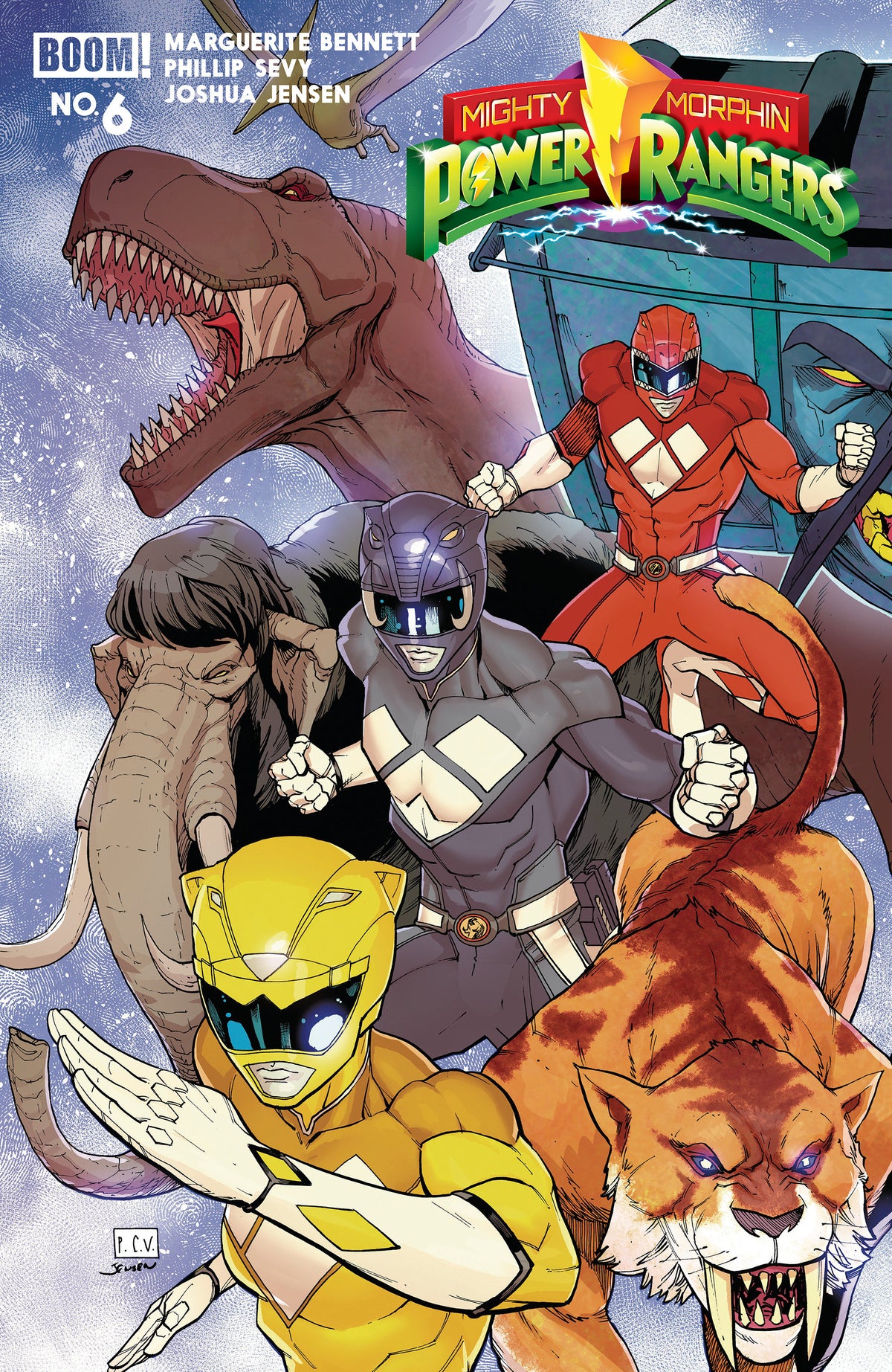 Mighty Morphin Power Rangers (2026) #6 B Variant (Dressed, Sevy) (PRE-ORDER: 11/25/2026)