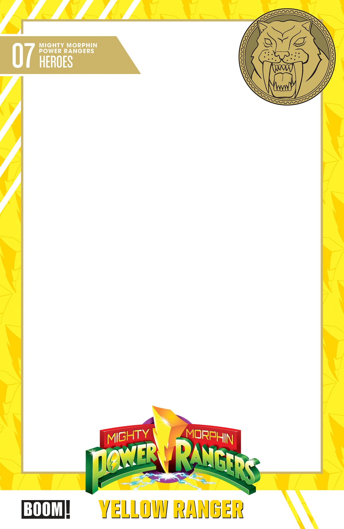 Mighty Morphin Power Rangers (2026) #7 D Trading Card Blank Sketch Variant (PRE-ORDER: 12/30/2026)