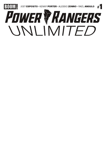 Power Rangers Unlimited #1 D Blank Sketch Variant (PRE-ORDER: 07/01/2026)