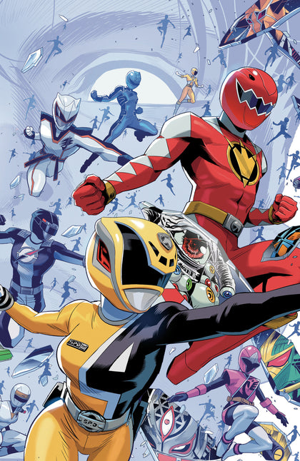 Power Rangers Unlimited #3 C Every Ranger Ever Card Stock Connecting Variant (Full Art, Zonno) (PRE-ORDER: 09/16/2026)