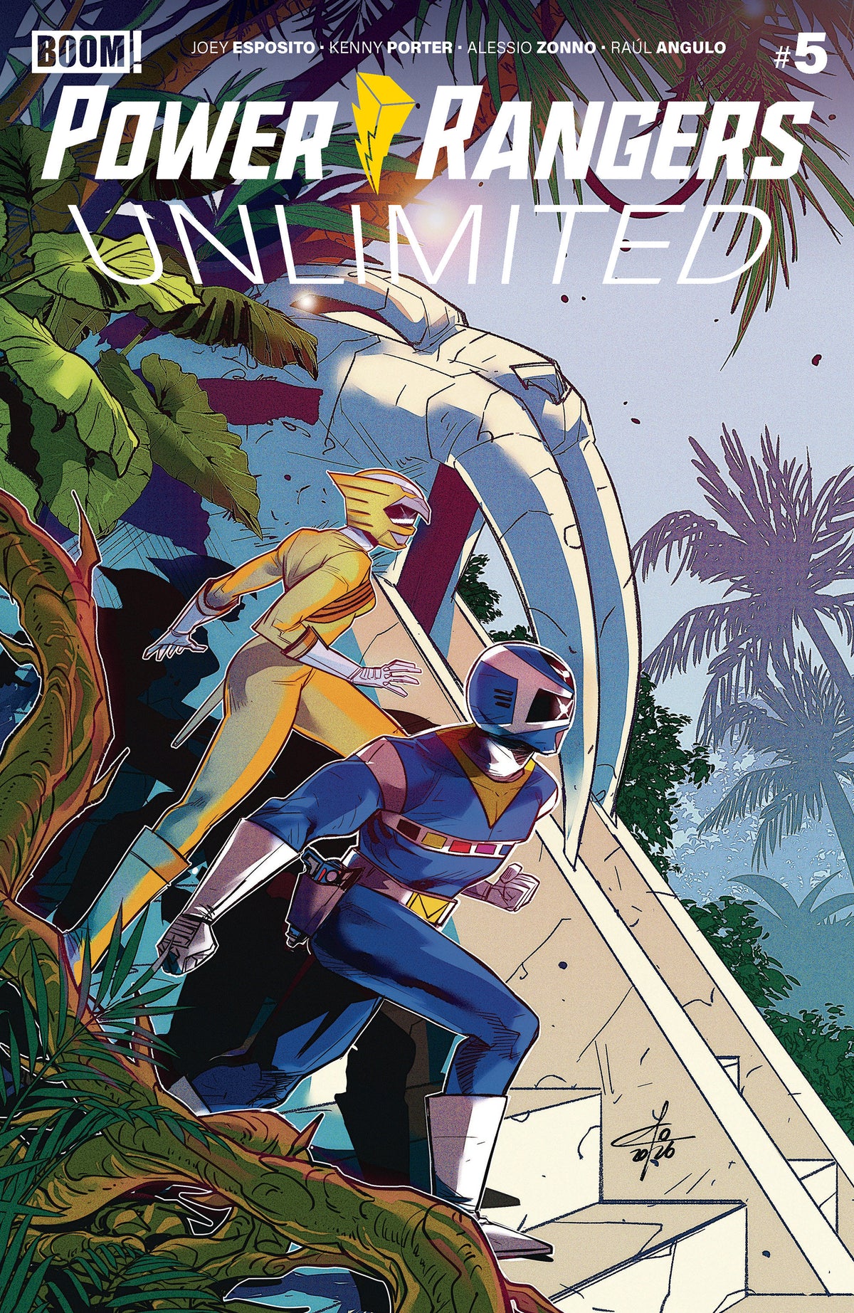 Power Rangers Unlimited #5 B Variant (Dressed, Carlini) (PRE-ORDER: 11/11/2026)