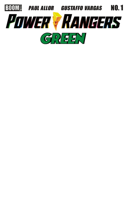 Power Rangers Green #1 D Blank Sketch Variant (PRE-ORDER: 08/05/2026)