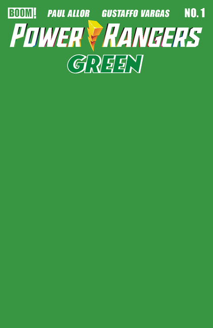 Power Rangers Green #1 E Green Blank Sketch Variant (PRE-ORDER: 08/05/2026)