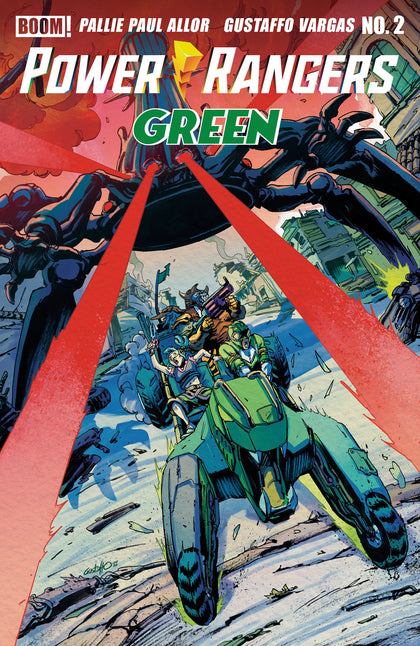 Power Rangers Green #2 B Variant (Dressed, Vargas) (PRE-ORDER: 09/23/2026)