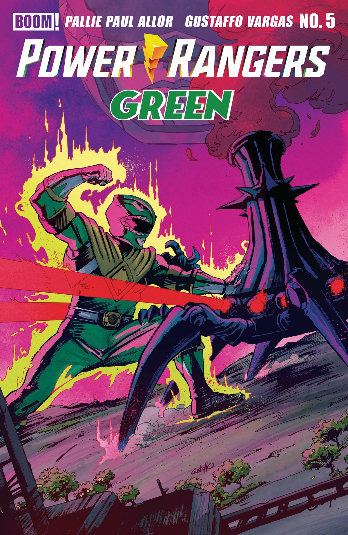 Power Rangers Green #5 B Variant (Dressed, Vargas) (PRE-ORDER: 12/23/2026)