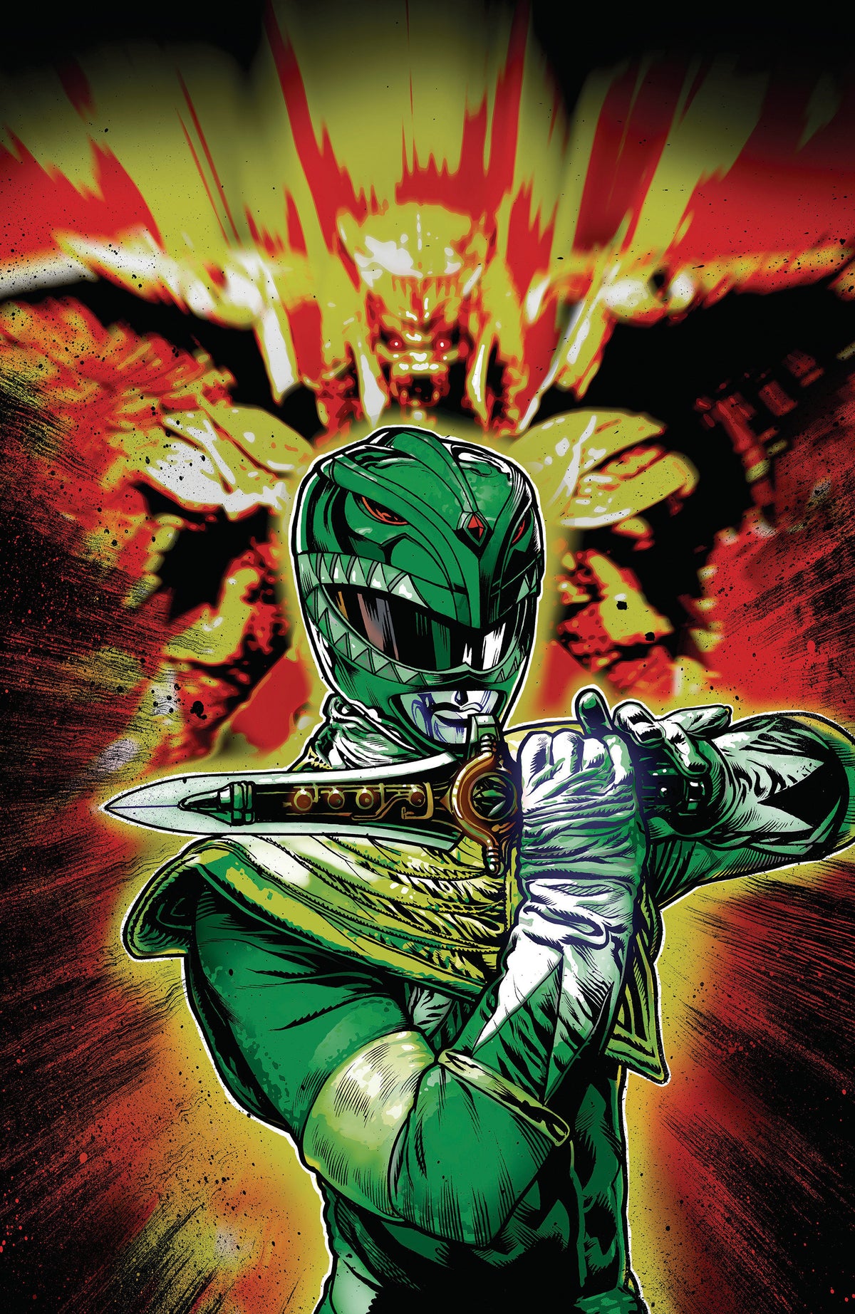 Power Rangers Green #5 D Foil Variant (Full Art, Harris) (PRE-ORDER: 12/23/2026)
