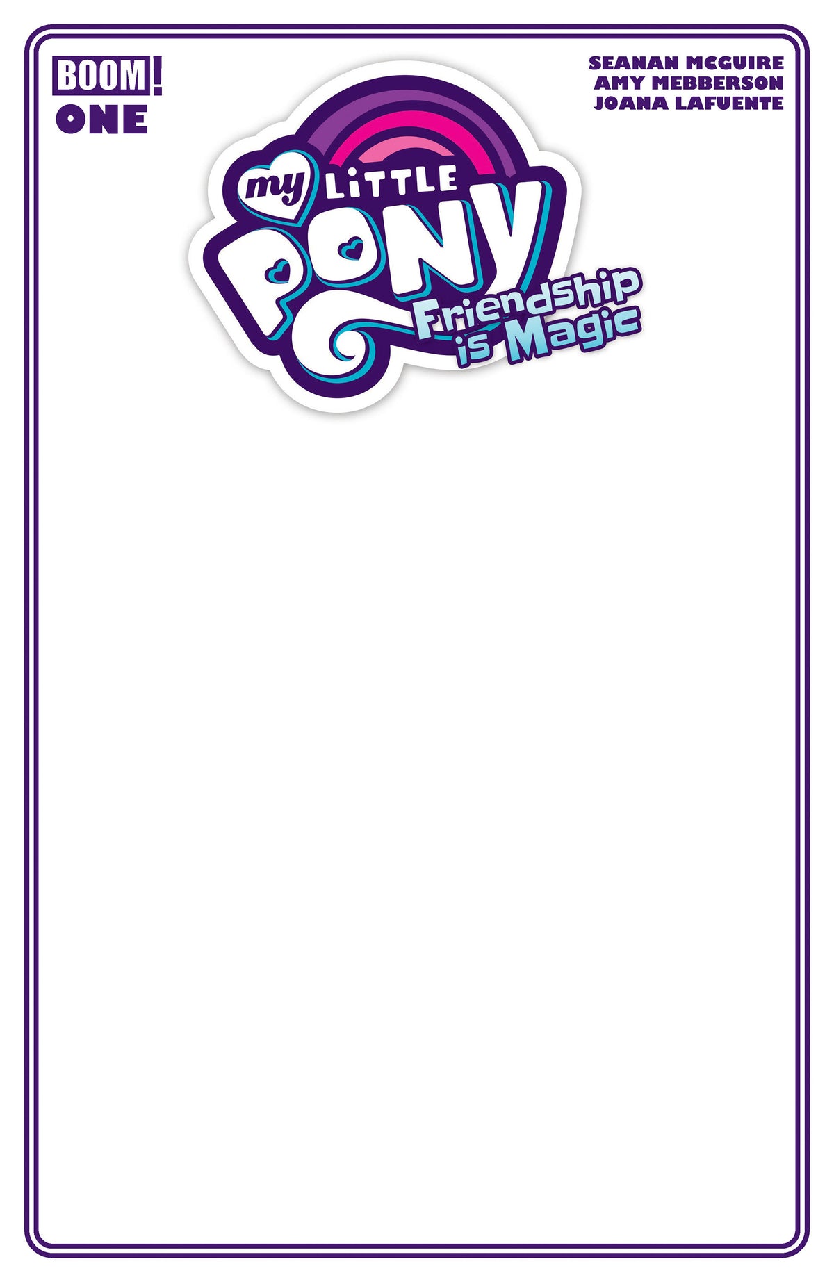 My Little Pony: Friendship is Magic (2026) #1 D Blank Sketch Variant (PRE-ORDER: 11/11/2026)