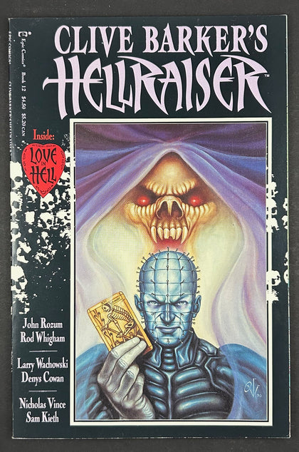 Clive Barker's: Hellraiser (1992)  #12  (Cover  - )  FN