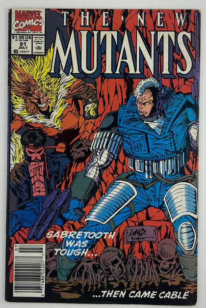 New Mutants (Vol. 1) (1990)  #91  (Cover B - Newsstand Edition)  FN+