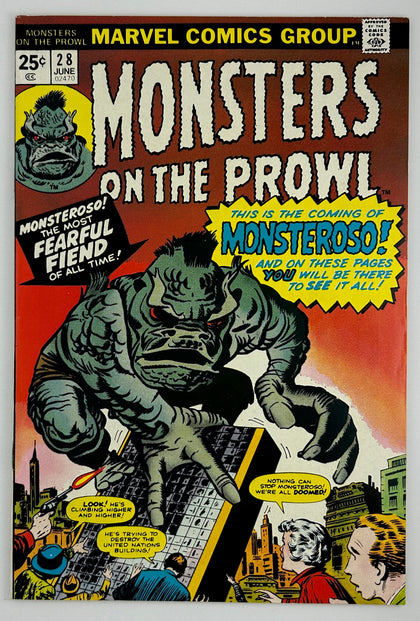 Monsters on the Prowl (1974)  #28  (Cover  - )  FN/VF