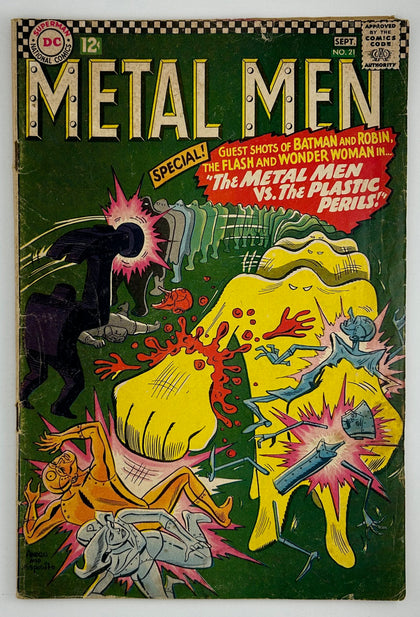 Metal Men, Vol. 1 (1966)  #21  (Cover  - )  VG-