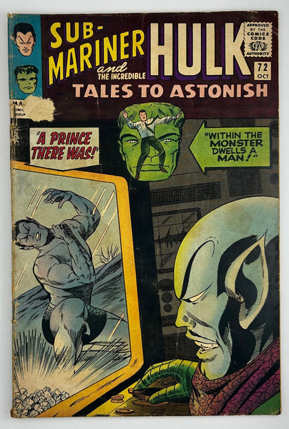 Tales to Astonish, Vol. 1 (1965)  #72  (Cover A - )  GD+