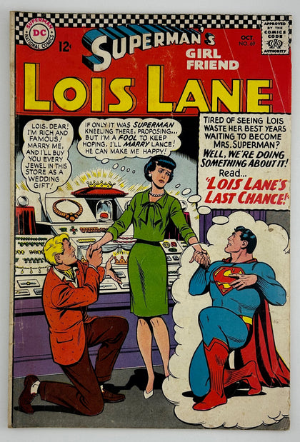 Superman's Girl Friend Lois Lane (1966)  #69  (Cover  - )  GD/VG