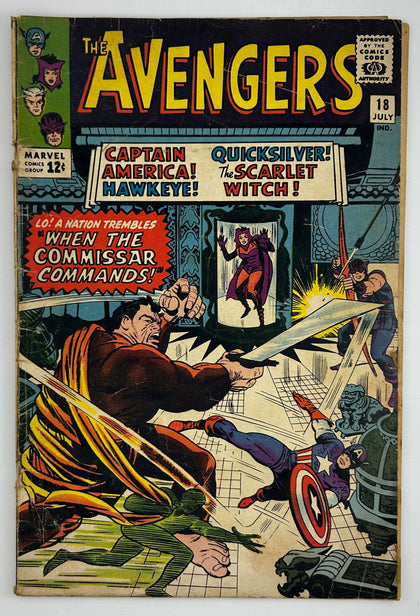 Avengers, Vol. 1 (1965)  #18  (Cover  - )  FR/GD